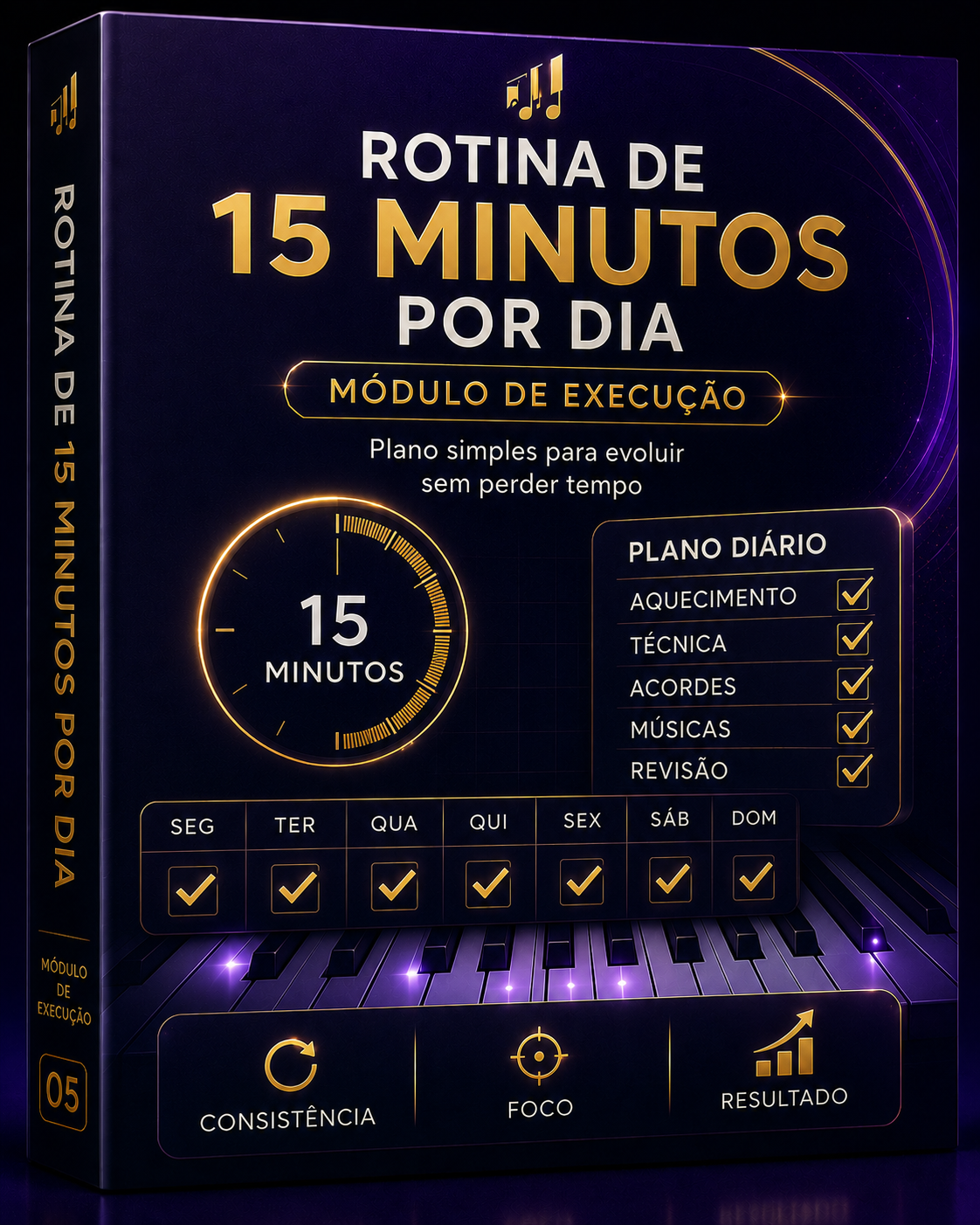 Capa do módulo Rotina de 15 Minutos por Dia