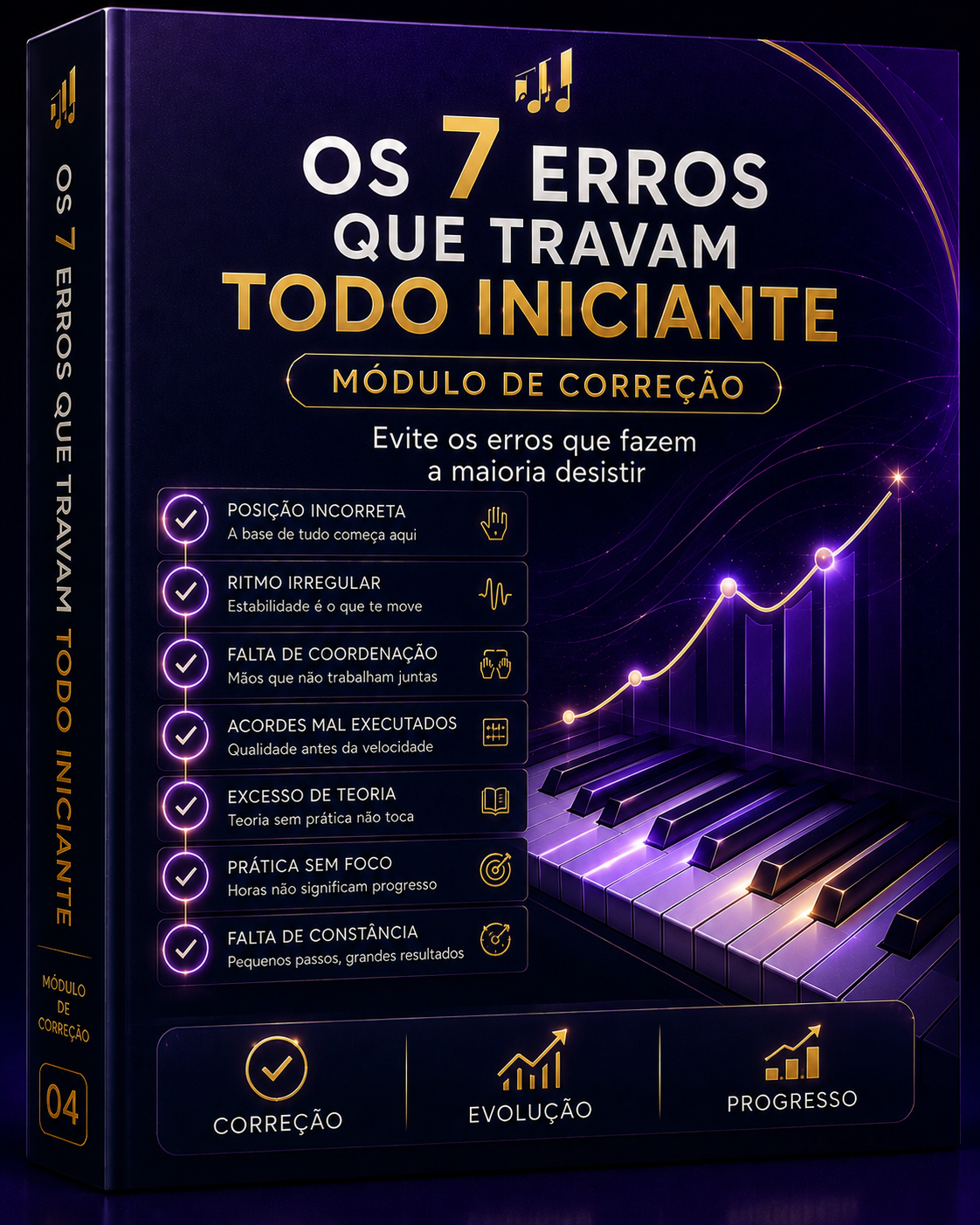 Capa do módulo Os 7 Erros Que Travam Todo Iniciante